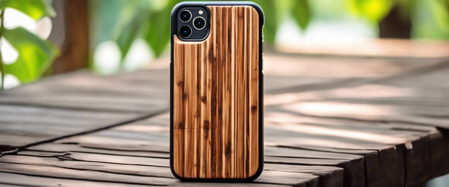 Wood and Bamboo Phone Cases