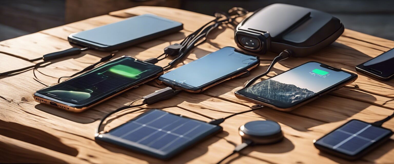 Solar-Powered Phone Accessories