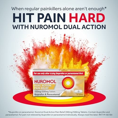 Nuromol Dual Action Pain Relief Tablets